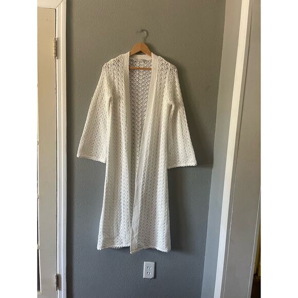 Trina Turk Crochet Long Cardigan‎ - Picture 3 of 7